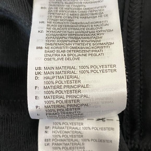 Adidas Adicolor Essential Crop Hoodie Sweatshirt Womens Medium Black Long-Sleeve - Picture 10 of 13